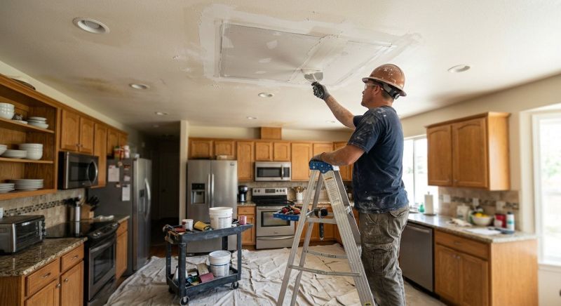 Ceiling Water Damage Repair in Olathe, KS